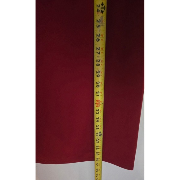 Torrid Dark Red (Wine) Bodycon Dress Knot Front Cocktail‎ Party Size 2x NWT $75 - Picture 5 of 6